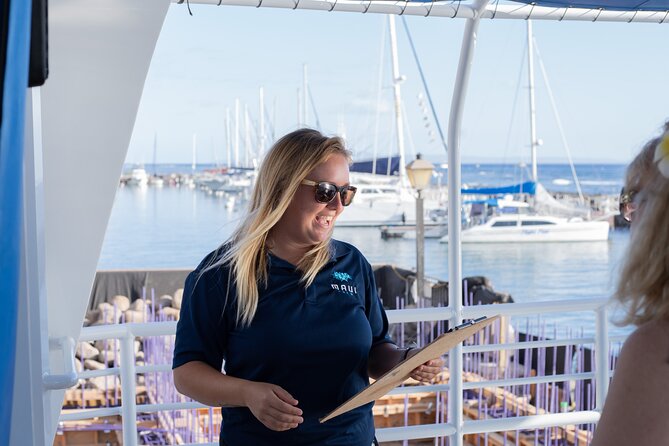 From Ma'alaea Harbor: Sunset Dinner Cruise Aboard the Quicksilver - A catamaran built for Maui’s evening wind