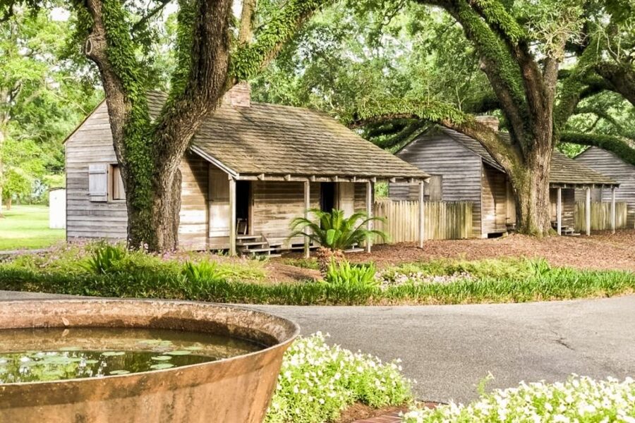 From New Orleans: Oak Alley Plantation Tour - Entering the Greek Revival plantation house
