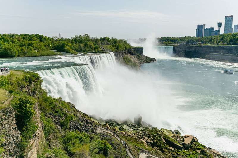 From New York City: Niagara Falls One Day Tour - Goat Island, Luna Island, and the American Falls viewpoints