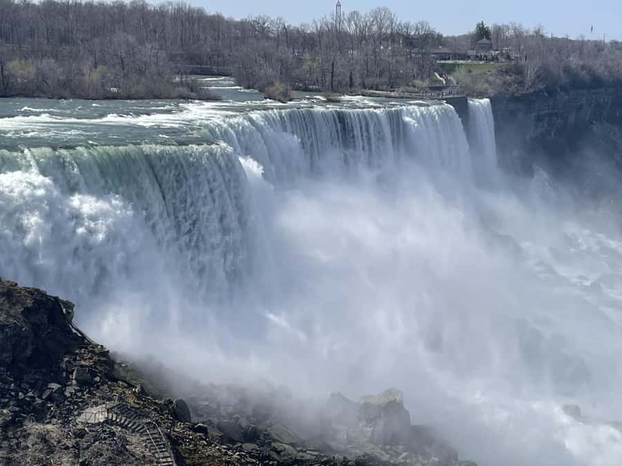 From NYC: Guided Niagara Falls Full-Day Trip - American Falls gives you the first big reveal