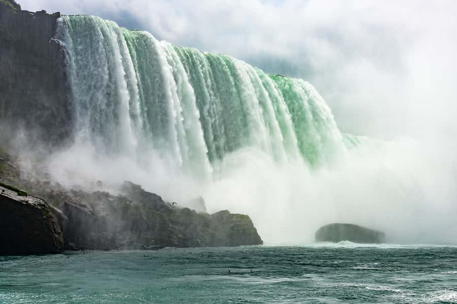 From NYC: Niagara Falls with Outlet Shopping, 2-Day Tour - Winter: Cave of the Winds and Power Vista