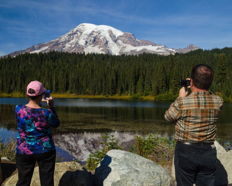 From Seattle: Mount Rainier National Park Guided Tour - Entering Mount Rainier through old-growth forest
