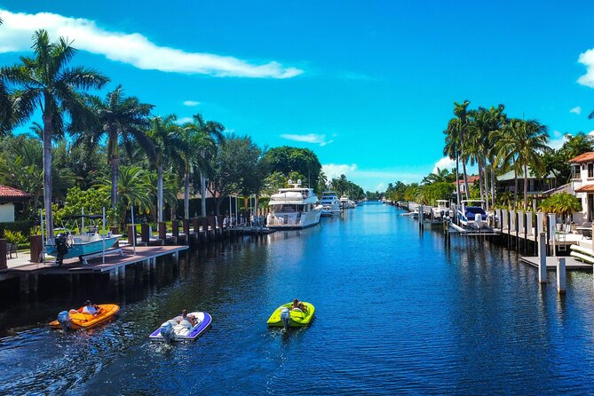 Ft. Lauderdale Mini Powerboat Rental. Canal, Yacht, Mansion Tour - Yachts, mansions, and the Intracoastal Waterway