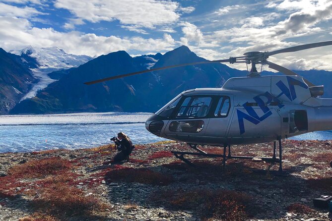 Grand Knik Helicopter Tour - 2 hours 3 landings - ANCHORAGE AREA - What walking on Knik Glacier feels like
