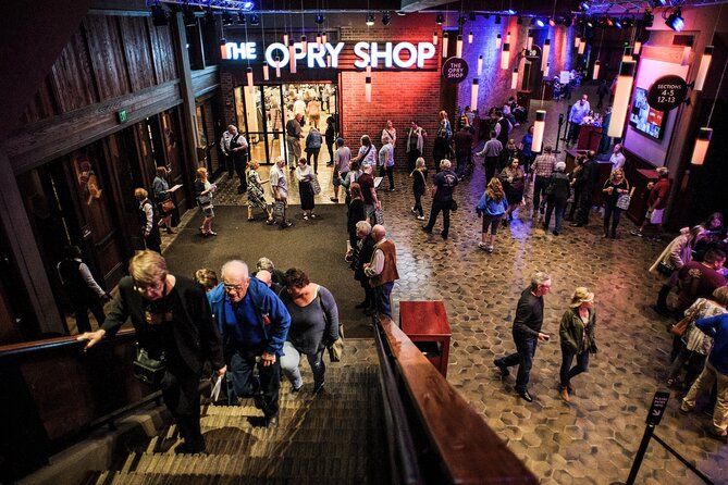 Grand Ole Opry Show Admission Ticket - Seating: price level matters more than a promised row