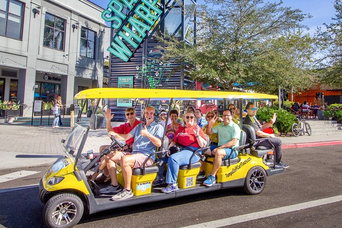 Guided Tampa Sightseeing Tour in a Deluxe Street Legal Golf Cart - Starting at Harbour Island