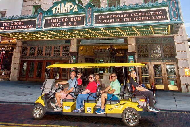 Guided Tampa Sightseeing Tour in a Deluxe Street Legal Golf Cart - Tampa Convention Center, Water Street, and Sparkman Wharf