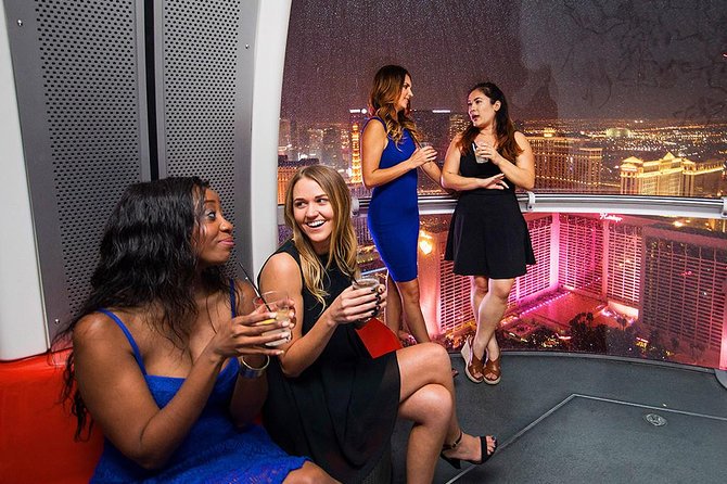 Happy Half Hour on The High Roller at The LINQ - Daylight, sunset, or neon after dark