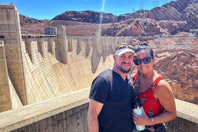 Hoover Dam Walk-On-Top Tour w/ Seven Magic Mountains & Vegas Sign - Small groups make the ride more personal