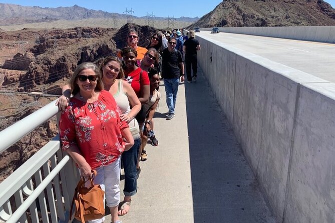 Hoover Dam with Walk On Top Tour and Seven Magic Mountains Stop - From the Las Vegas Strip to Seven Magic Mountains