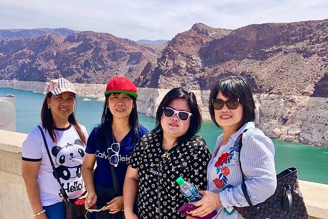 Hoover Dam with Walk On Top Tour and Seven Magic Mountains Stop - Driving across the dam and walking on top