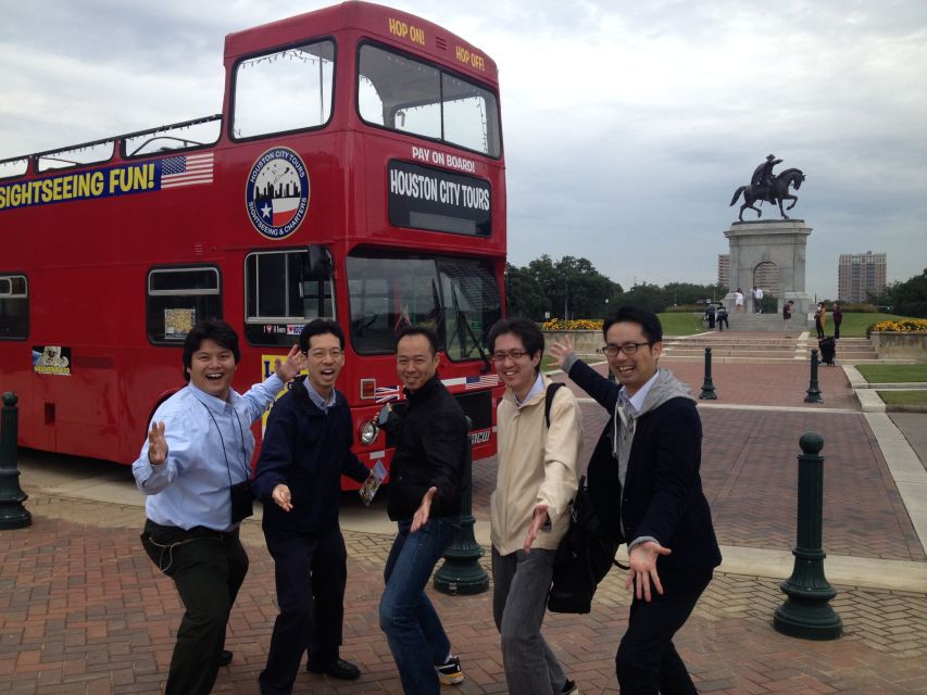 Houston: Guided City Tour by an Open-Top Double Decker Bus - Start at a cowboy-themed Visitors Center