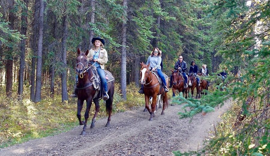 Jackson Hole: Bridger-Teton National Forest Horseback Ride - Setting out from historic Heart Six Ranch