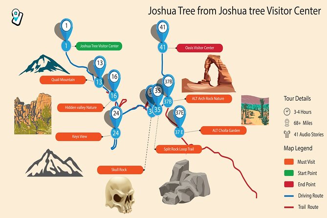 Joshua Tree National Park Self-Guided Driving Audio Tour - Why the app works well for independent sightseeing