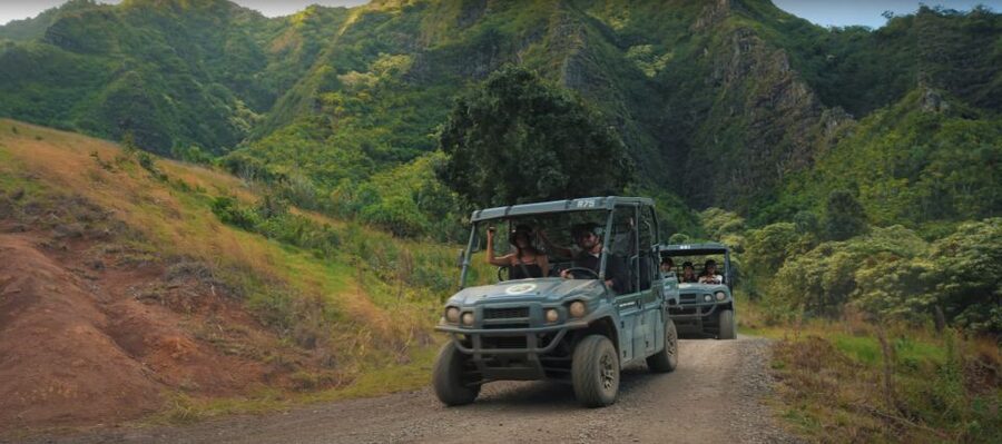 Kaneohe: Kualoa Ranch Guided UTV Tour - The first stretch shows why the ranch became a film location