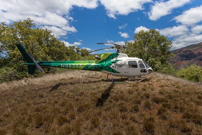 Kauai' Exclusive Helicopter Tour: Land & Explore Olokele Canyon - Inside Mt. Waialeale, one of Earth’s wettest places