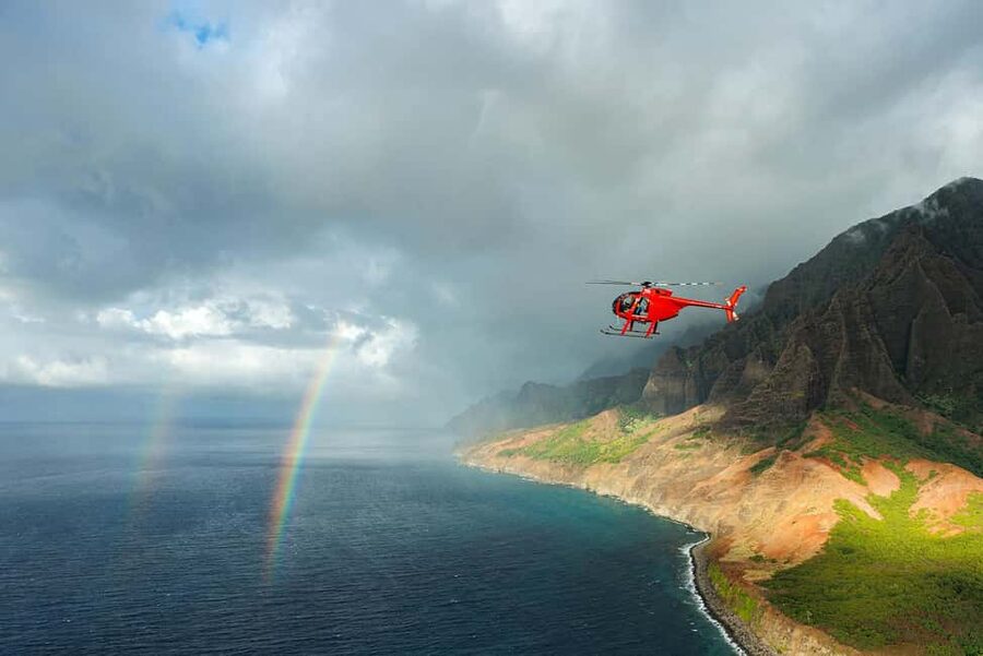 Kauai: Hughes 500 4-Passenger Doors-Off Helicopter Flight - The Na Pali Coast from a new angle