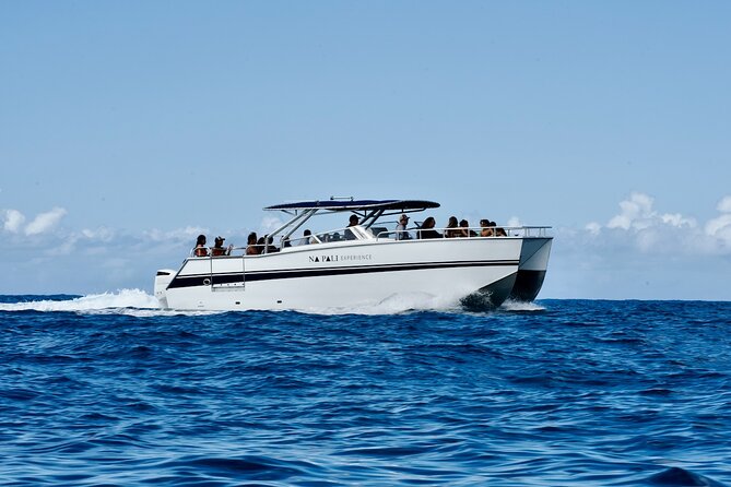 Kauai: Na Pali Coast Power Catamaran - Along the cliffs, waterfalls, and sea caves