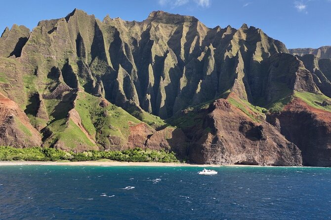 Kauai: Na Pali Sunset & Sightsee Boat Tour - Leaving Port Allen Marina Center