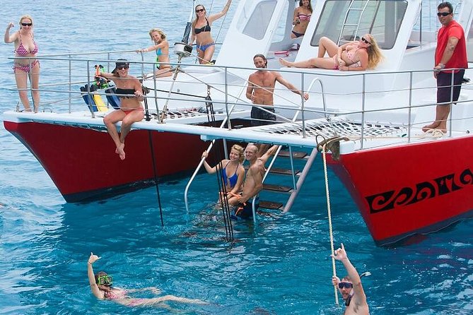 Kealakekua Bay (Captain Cook Monument) Snorkel and Sail Adventure - Sailing south on a 50-foot catamaran