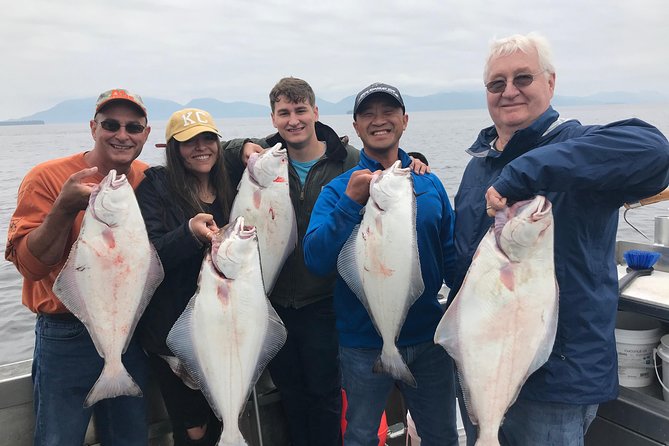 Ketchikan salmon and halibut fishing charter - Four to six hours on the fishing grounds