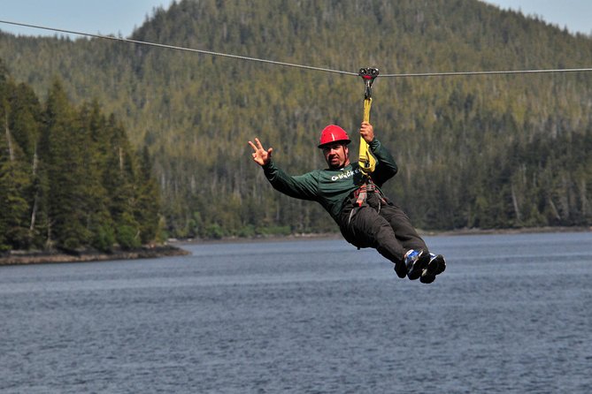 Ketchikan Shore Excursion: Rainforest Canopy Ropes and Zipline Adventure Park - From Ketchikan port to a cedar forest