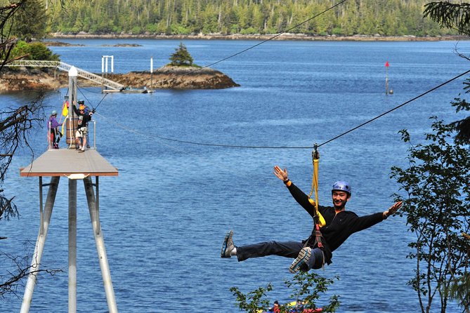 Ketchikan Shore Excursion: Rainforest Canopy Ropes and Zipline Adventure Park - Gearing up beneath old cedars