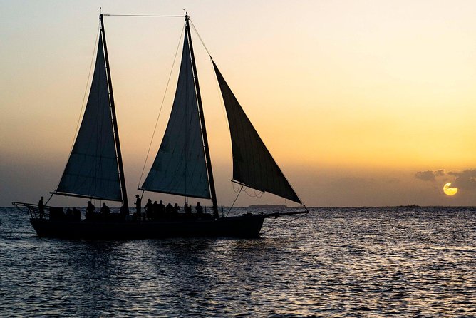 Key West Small-Group Sunset Sail with Wine and Hors d'oeuvres - A sunset view from the water
