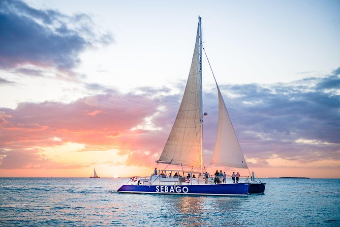 Key West Sunset Sail: Dolphin Watching, Wine, and Tapas - Passing Mallory Square from the water