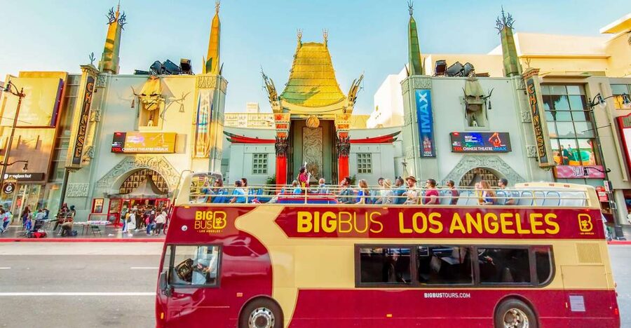 LA: Hop-on Hop-off Tour by Open-top Bus with 19 Stops - Hollywood Walk of Fame and TCL Chinese Theatre
