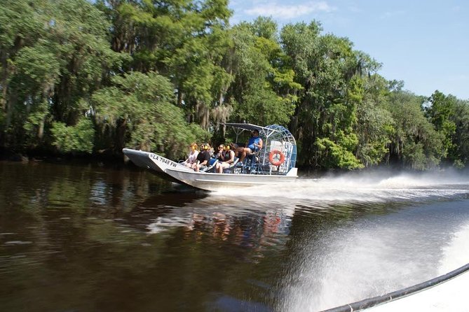 Large Airboat Swamp Tour with Transportation from New Orleans - The Two-Hour Airboat Ride
