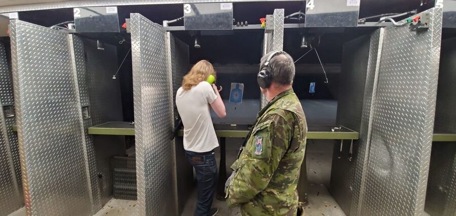 Las Vegas: Firearms Shooting Beginner’s Adventure - A military yard one block from the Strip