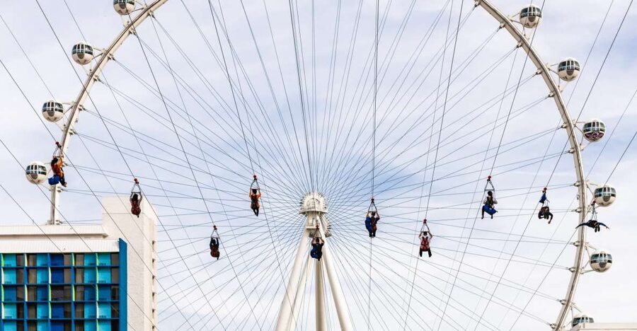 Las Vegas: FLY LINQ Zipline Ticket - The view is the main reward