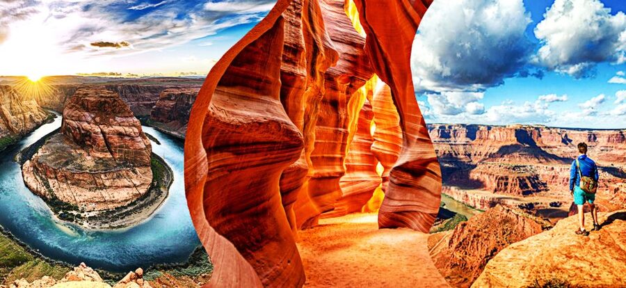 Las Vegas: Grand Canyon, Antelope Canyon, Horseshoe Bend - The van ride from Las Vegas to Arizona
