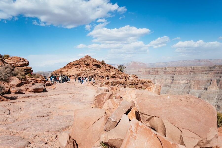 Las Vegas: Grand Canyon West & Hoover Dam Tour + Breakfast - Eagle Point and the optional Skywalk
