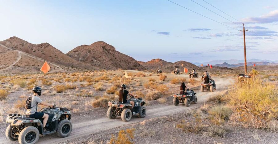 Las Vegas: Guided Las Vegas Desert ATV Tour - One hour on the quad bike