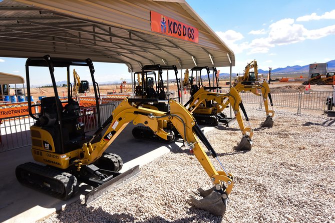 Las Vegas Heavy Equipment Playground: Dig, Push, and Play! - Moving 2,000-pound tires with an excavator