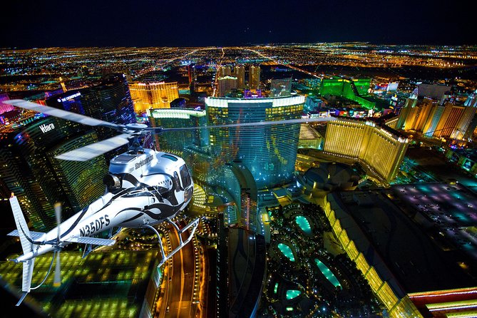 Las Vegas Helicopter Night Strip Flight Tour with Optional Dinner - Quick points to know
