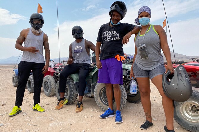 Las Vegas Sand Dune ATV Tour in Las Vegas - Following your guide through the sandy hills