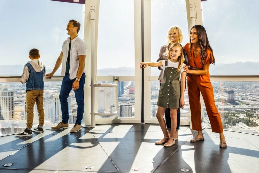 Las Vegas Strip: The High Roller at The LINQ Ticket - A slow climb over the Strip