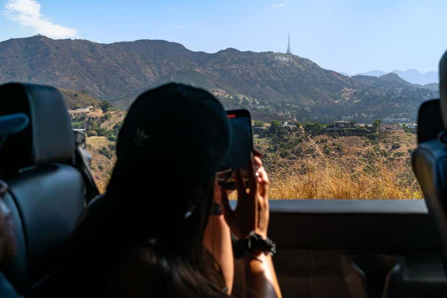 Los Angeles: Celebrity Homes and Hollywood Open-Air Bus Tour - The Hollywood departure, a compact two-hour circuit