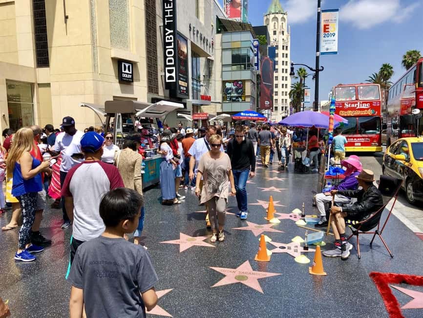 Los Angeles: Hollywood and Beverly Hills Guided Bus Tour - The Sunset Strip after dark