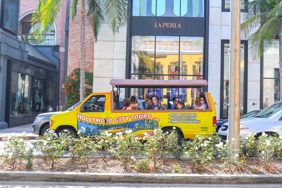 Los Angeles: Hollywood & Celebrity Homes Open-Air Bus Tour - The Hollywood Sign and views from the hills