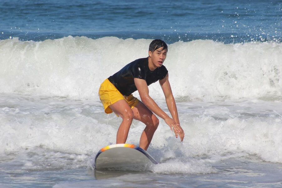 Los Angeles: Surfing Lesson in Venice Beach - The remaining water time and your first wave