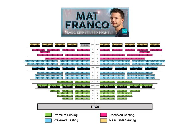 Mat Franco Magic Reinvented Nightly at the LINQ Hotel and Casino - A 90-minute show with a quick pace