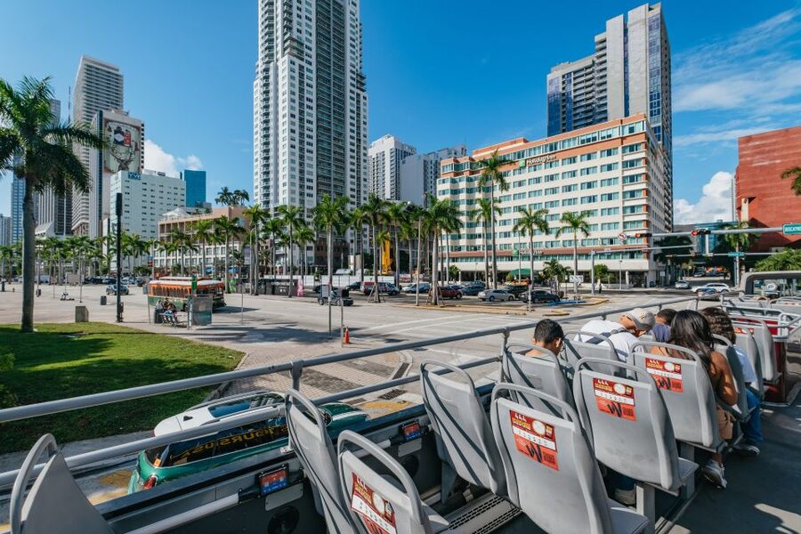 Miami: Half-Day Open-Top Bus Tour Plus Biscayne Bay Cruise - Seeing Miami from the open-top bus
