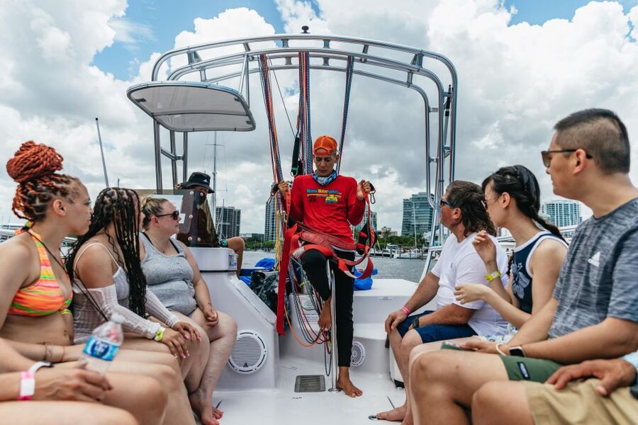 Miami: Parasailing Experience in Biscayne Bay - What happens at Dinner Key Marina