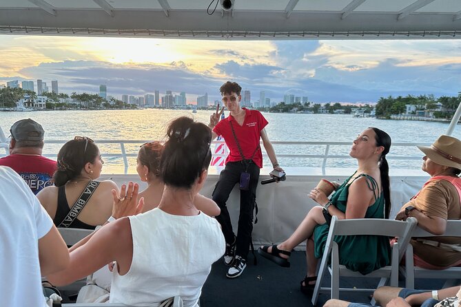 Miami Skyline Boat Cruise Past Millionaire's Homes Optional Stop - Seating, sound, and the onboard atmosphere