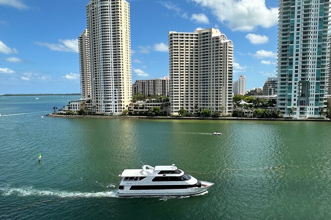 Miami Skyline Boat Cruise Past Millionaire's Homes Optional Stop - Hibiscus, Palm, and the Venetian Islands