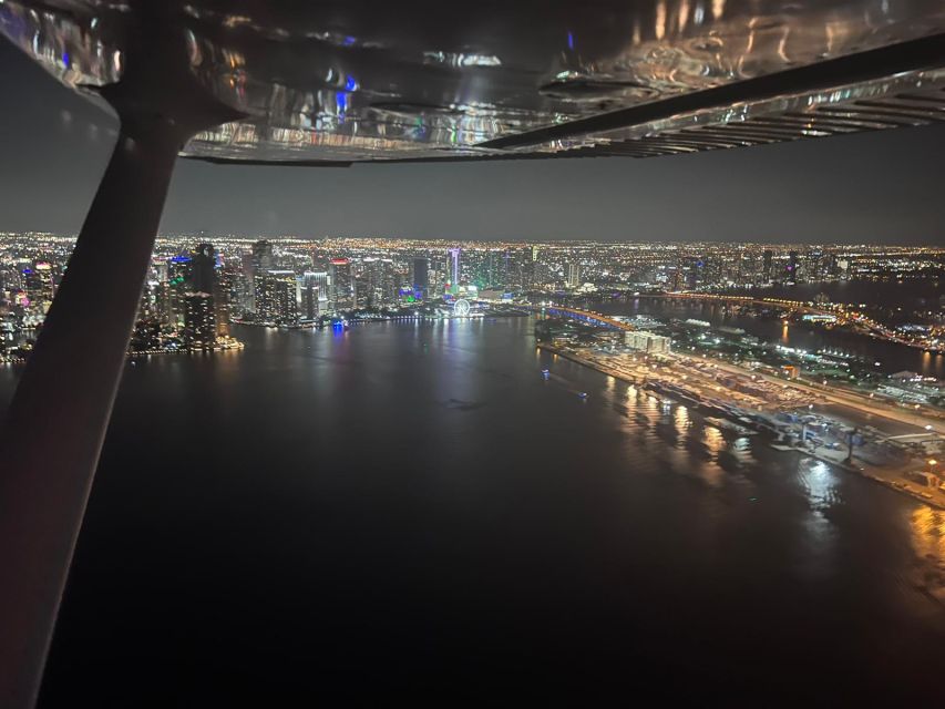 Miami: South Beach Private 35-Minute Guided Flight Tour - Downtown Miami from the bay